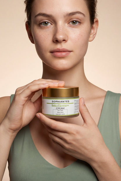 SOPHIANTES | SebuControl+ Cream – Yağlı Ciltler İçin Sebum Dengeleyici Günlük Bakım Kremi (50 ml)